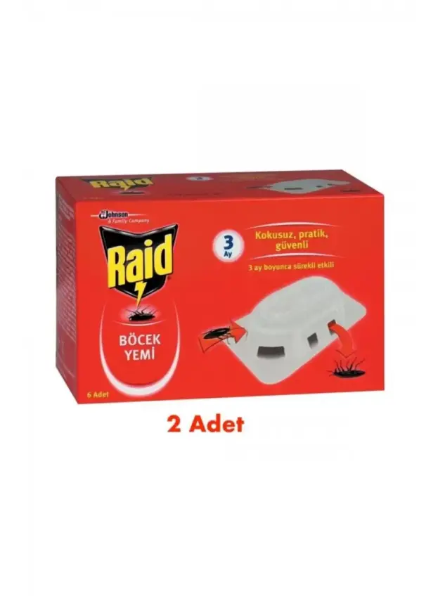 Raid Hamam Böceği Yemi 6'lı 2 Adet - 2