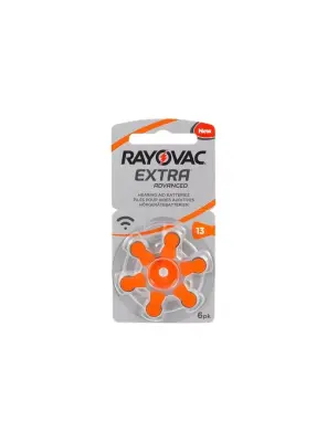 Rayovac Extra İşitme Cihazı Pili 6'lı No: 13 - 1