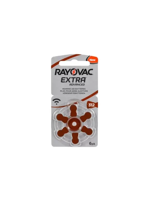 Rayovac Extra İşitme Cihazı Pili 6'lı No: 312 - 1