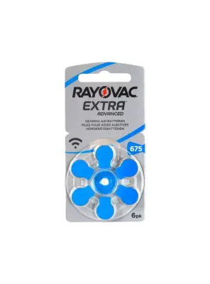 Rayovac Extra İşitme Cihazı Pili 6'lı No: 675 - 1