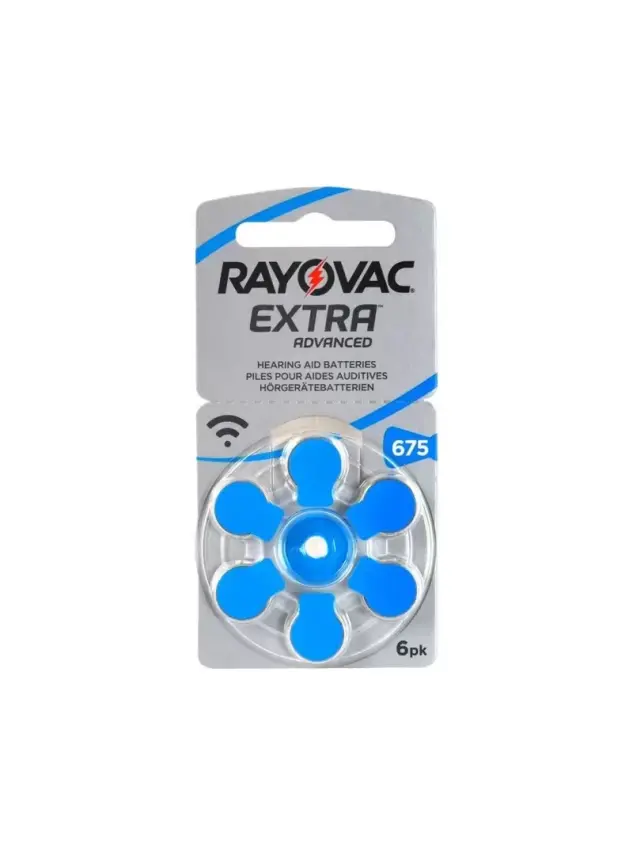 Rayovac Extra İşitme Cihazı Pili 6'lı No: 675 - 1