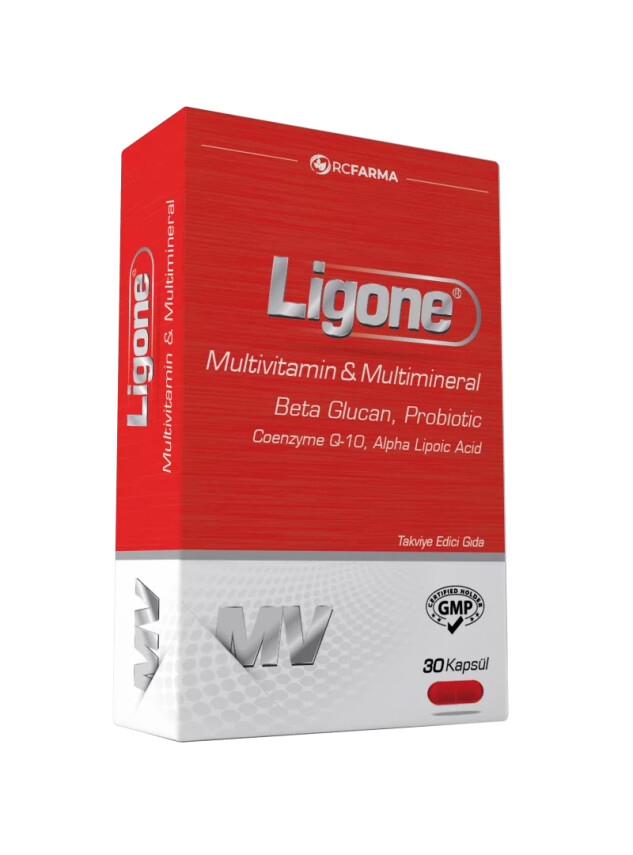 Rc Pharma Ligone Beta Glucan Probiotic Multivitamin 30 Kapsül - Rc Farma