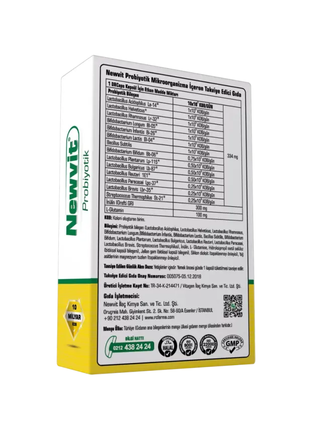 Rc Pharma Newvit Probiyotik 30 Kapsül - 2