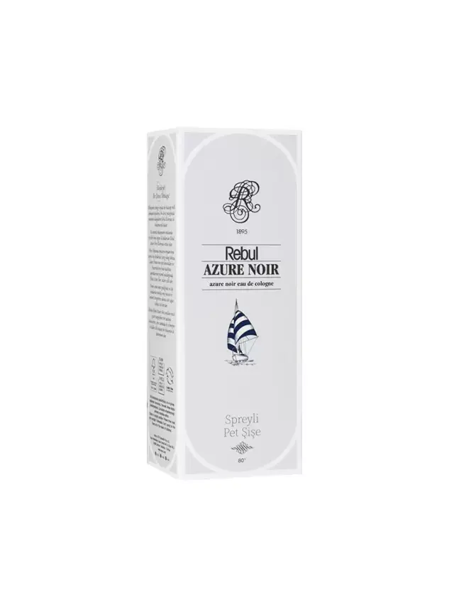 Rebul Azure Noir Spreyli Pet Şişe Kolonya 125 ml - 2