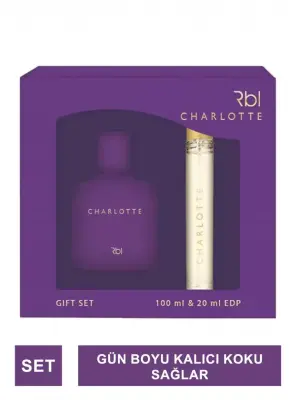 Rebul Charlotte Edp 100+20 ml Kadın Parfüm Set - 1