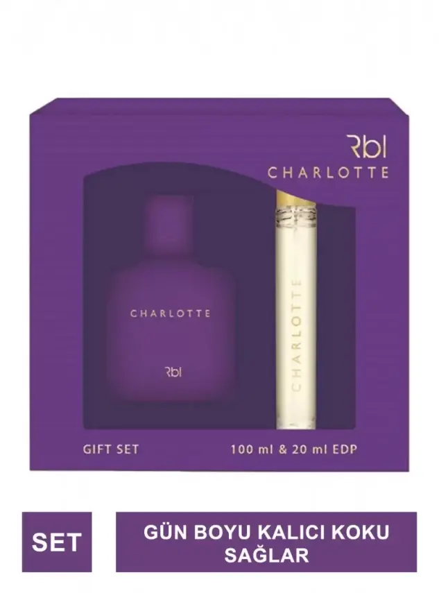 Rebul Charlotte Edp 100+20 ml Kadın Parfüm Set - 1