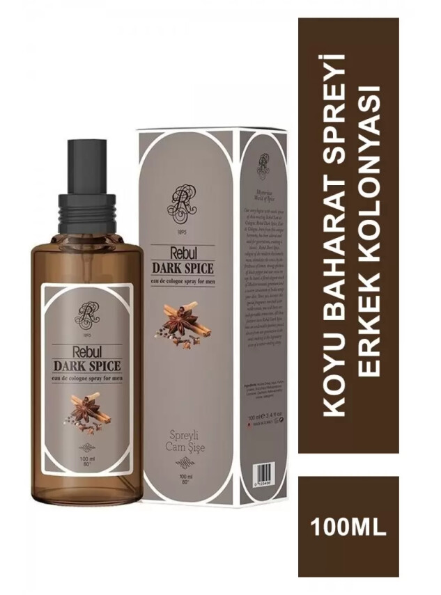 Rebul Dark Spice Sprey Kolonya 100 ml - Rebul