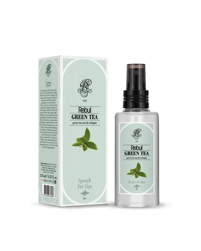 Rebul Green Tea Spreyli Pet Şişe Kolonya 125 ml - 1