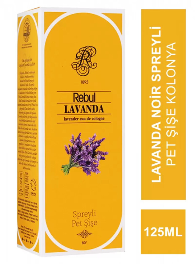 Rebul Lavanda Spreyli Pet Şişe Kolonya 125 ml - Rebul