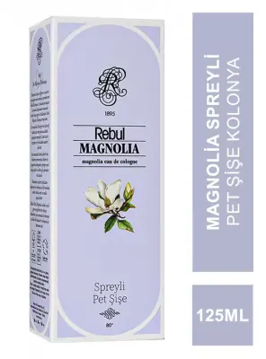 Rebul Magnolia Spreyli Pet Şişe Kolonya 125 ml - 1