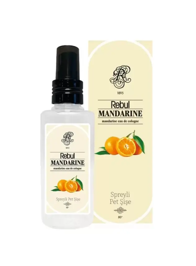 Rebul Mandarine Spreyli Pet Şişe Kolonya 125 ml - 1