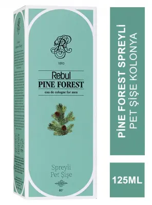 Rebul Pine Forest Spreyli Pet Şişe Kolonya 125 ml - 1