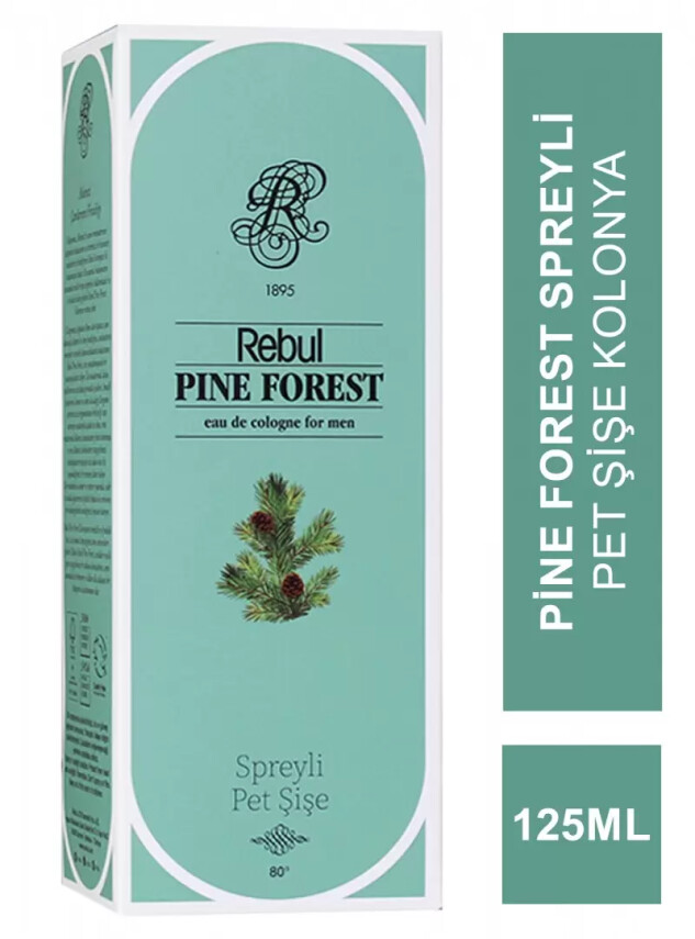 Rebul Pine Forest Spreyli Pet Şişe Kolonya 125 ml - Rebul