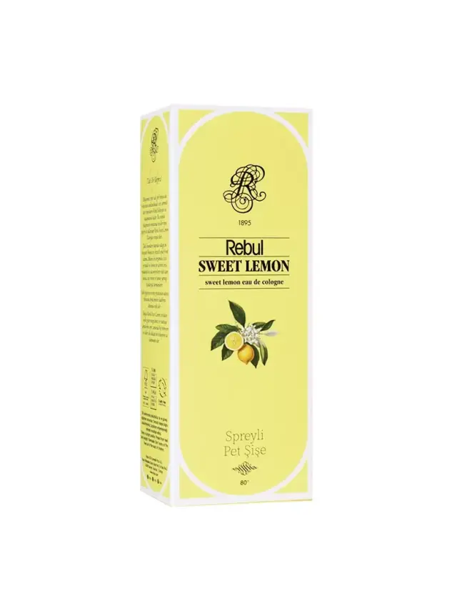Rebul Sweet Lemon Spreyli Pet Şişe Kolonya 125 ml - 2