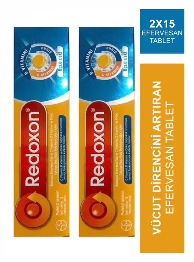 Redoxon 3'lü Etkili 15 Efervesan Tablet 2 Paket - 1
