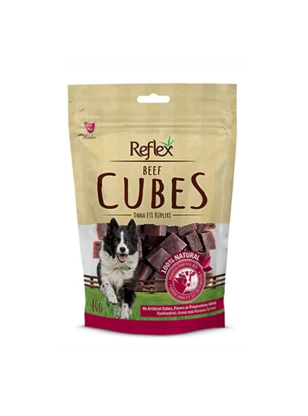 Reflex Cubes Dana Eti Küpleri Köpek Ödül 80 Gr - Reflex