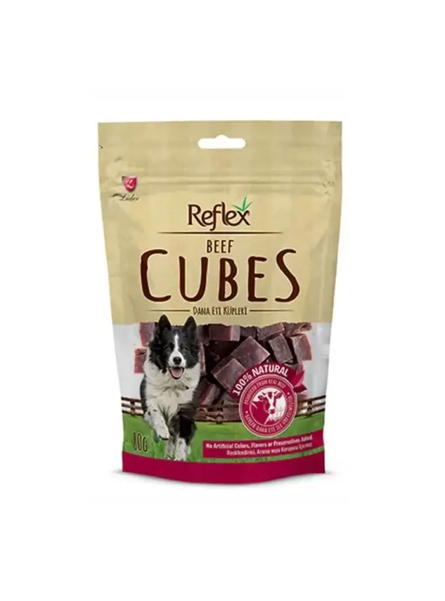 Reflex Cubes Dana Eti Küpleri Köpek Ödül 80 Gr - 1