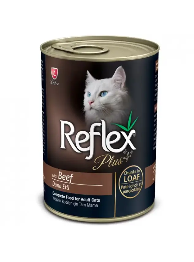 Reflex Kedi Konserve Biftek Chunks In Loaf 400 Gr - 1