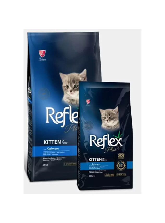 Reflex Kitten Somonlu Açık 1 kg - Reflex