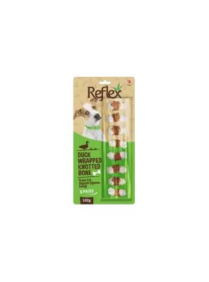 Reflex Ördek Etli Düğümlü Kemik 8li 100 gr - Reflex