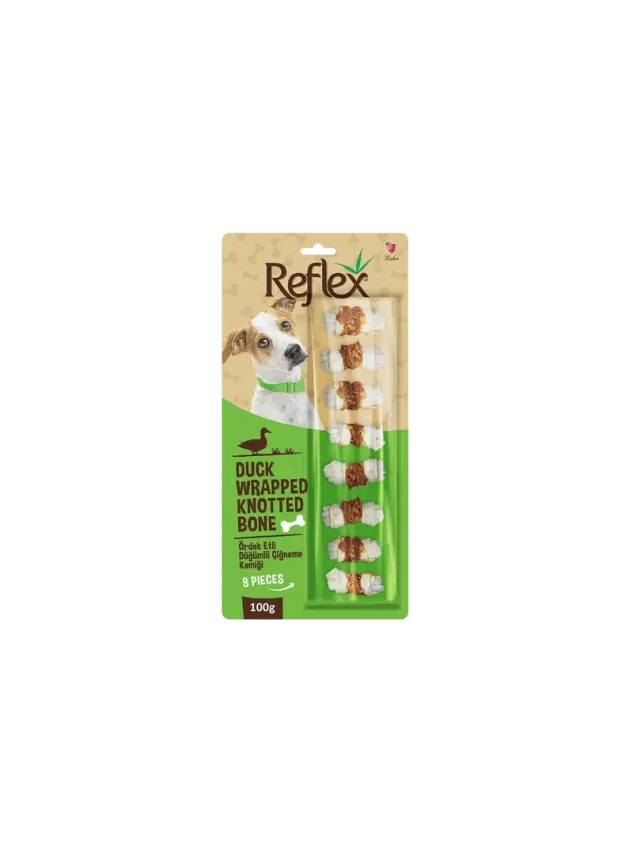 Reflex Ördek Etli Düğümlü Kemik 8li 100 gr - 1