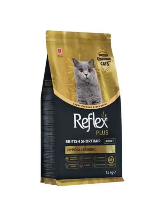 Reflex Plus British Shorthair Yetişkin Kedi Maması 1.5 Kg - 1