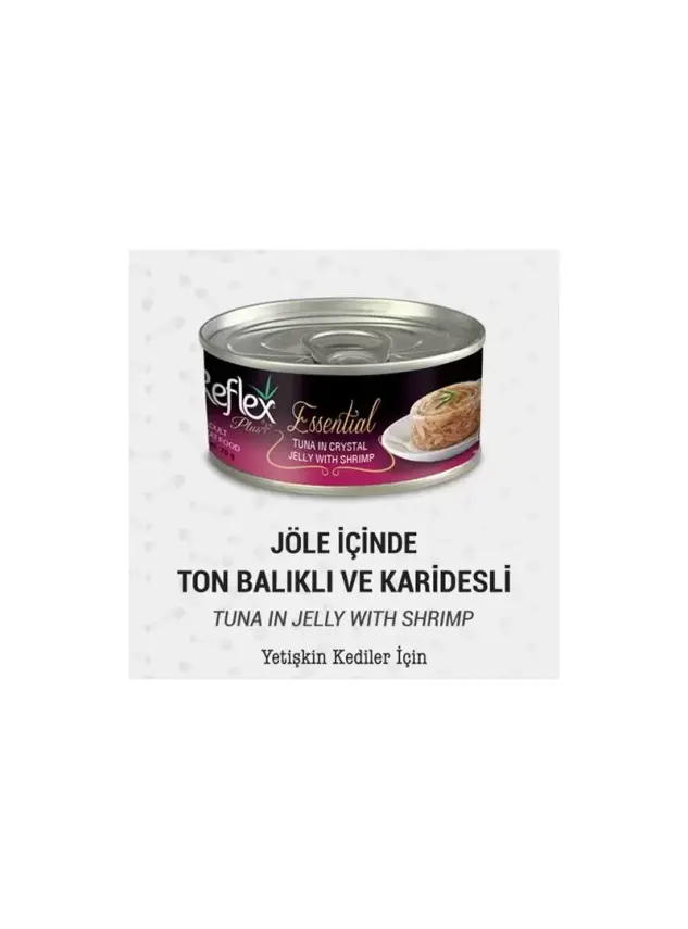Reflex Plus+ Essential Jöle İçinde Ton Balıklı & Karidesli Yetişkin Kedi Maması 70Gr - 1