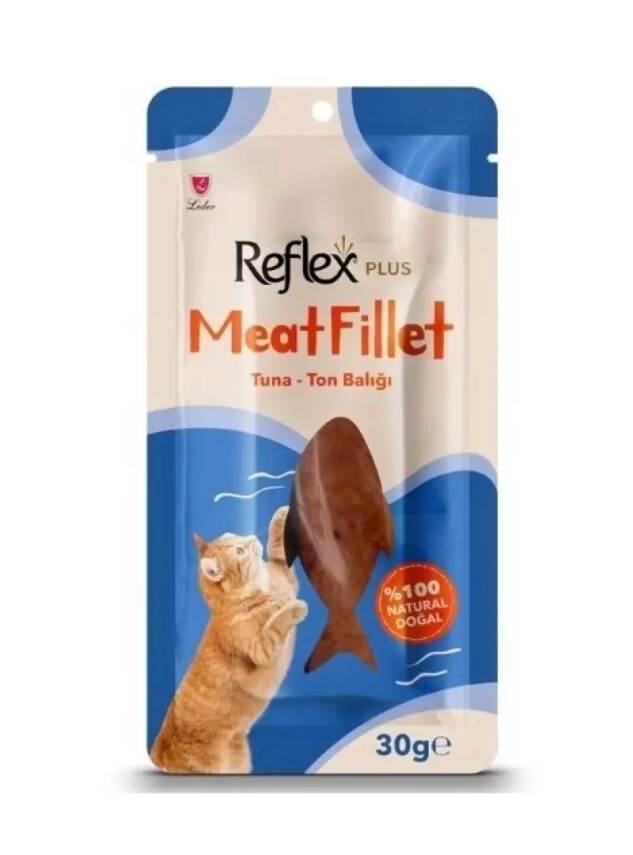 Reflex Plus Natural Ton Balığı Fileto Kedi Ödül Maması 30gr - Reflex