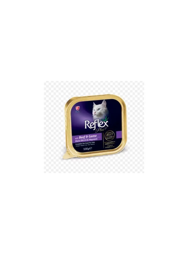 Reflex Plus Pate Biftek & Av Hayvanı Jelly 100 Gr - Reflex