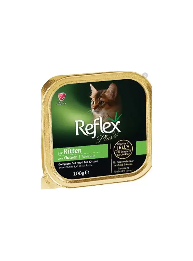 Reflex Plus Pate Kitten Kümes Hayvanı Jelly 100 Gr - 1