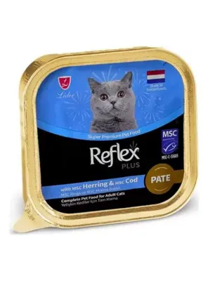 Reflex Plus Pate Msc Ringa ve Msc Morinabalıklı Yetişkin Kedi Maması 85 G - Reflex