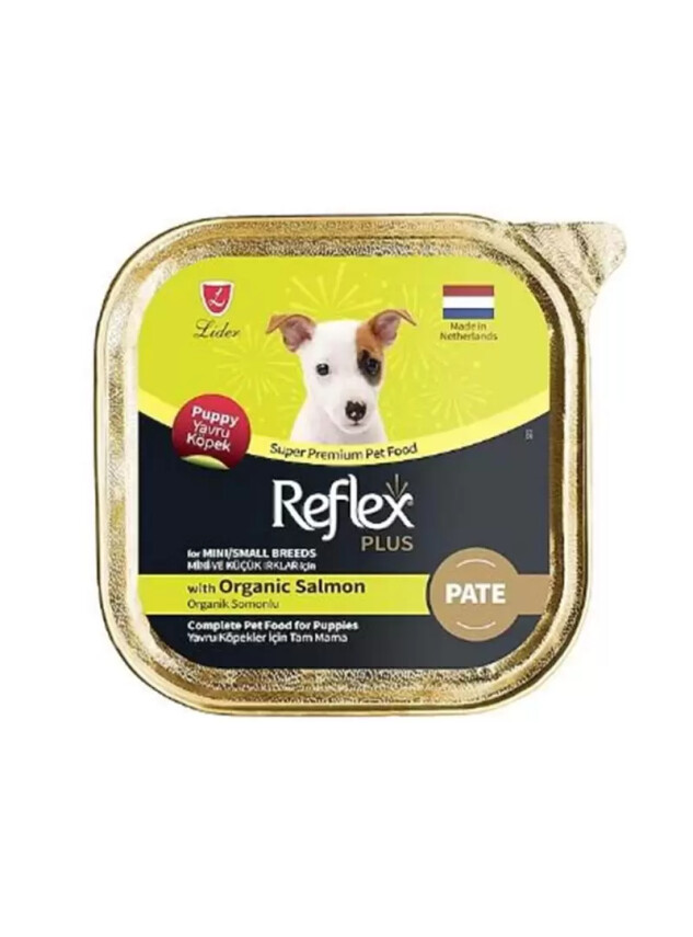 Reflex Plus Pate Organik Somonlu Mini Ve Küçük Irklar İçin Yavru Köpek Maması 85 G - Reflex