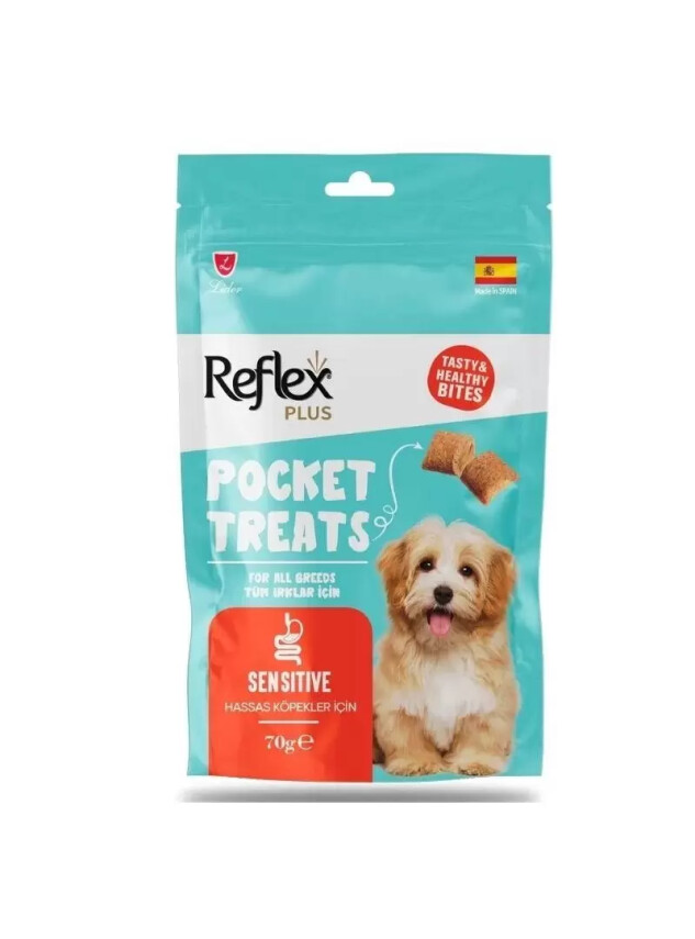 Reflex Plus Pocket Treats Hassas Köpekler İçin Köpek Ödül Maması 70 Gr - Reflex