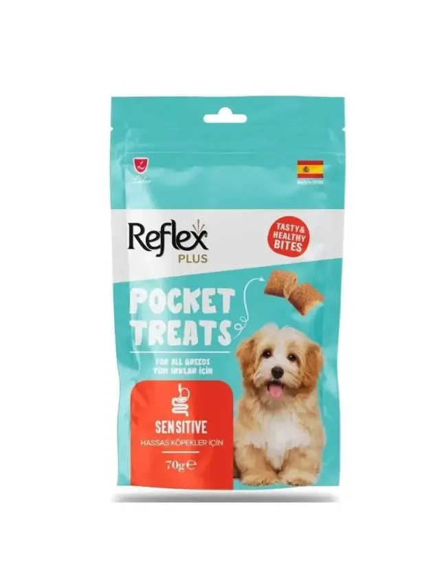 Reflex Plus Pocket Treats Hassas Köpekler İçin Köpek Ödül Maması 70 Gr - 1