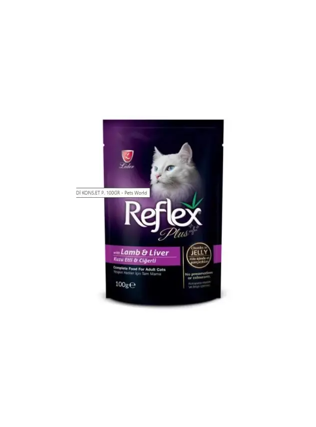 Reflex Plus Pouch Kuzu & Ciğer Jelly 100 Gr - 1