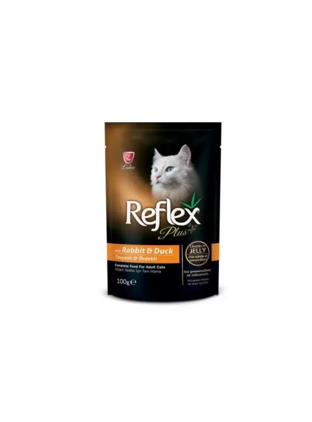 Reflex Plus Pouch Tavşan & Ördek Jelly 100 Gr - 1