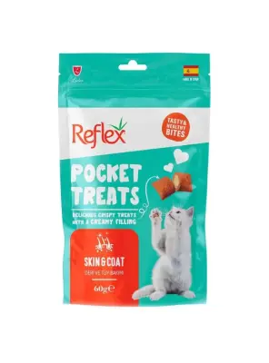 Reflex Pocket Treats Skin and Coats 60g - Reflex
