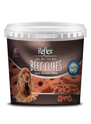 Reflex Semi-Moist Beef Küp Ödül Maması 500 Gr - Reflex
