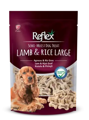 Reflex Semi-Moist Köpek Ödülü Kuzu&Prinç Large 150 Gr - Reflex