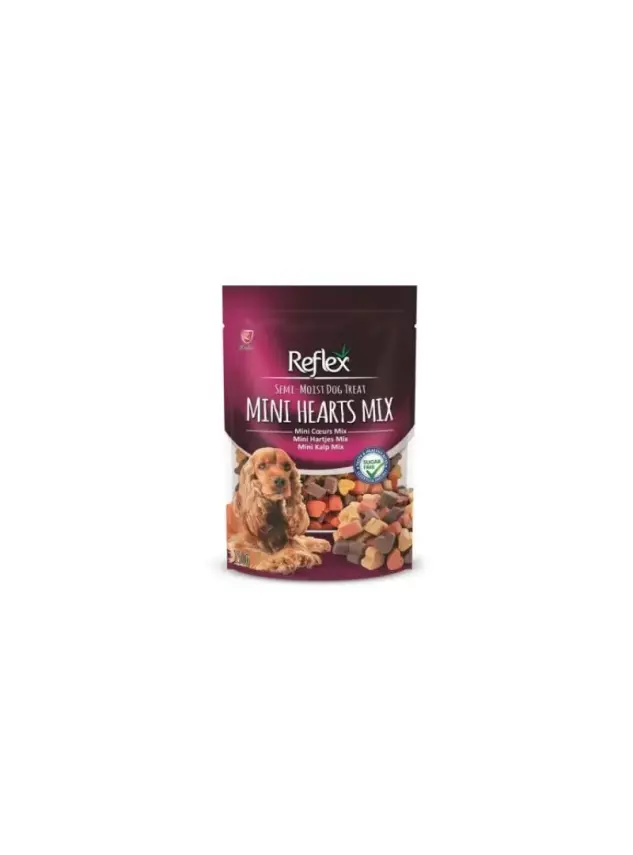 Reflex Semi-Moist Köpek Ödülü Mini Kalp Mix 150 Gr - 1