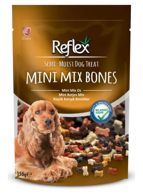 Reflex Semi-Moist Köpek Ödülü Mini Mix Bones 150 Gr - Reflex