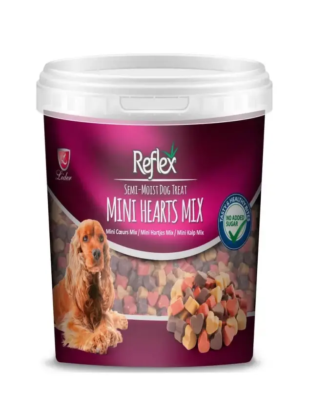 Reflex Semi-Moist Mini Kalp Mix Ödül Maması 500 Gr - 1