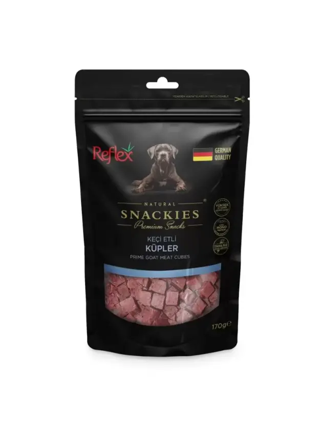Reflex Snackıes Keçi Etli Küpler 170 G - 1