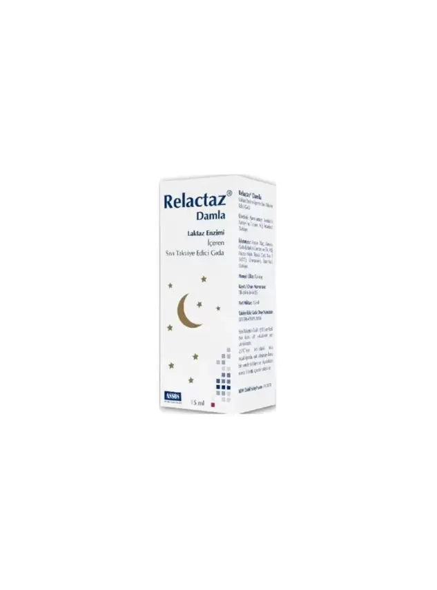 Relactaz Laktaz Enzimi içeren Damla 15 ml - 1