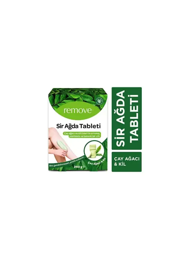 Remove Sir Ağda Tableti Çay Ağacı&Kil 240 gr - 1