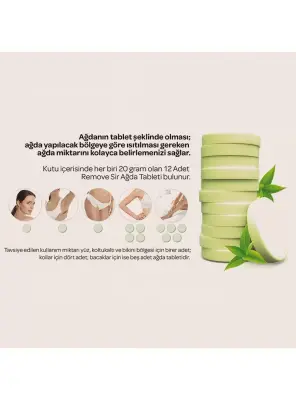 Remove Sir Ağda Tableti Çay Ağacı&Kil 240 gr - 2