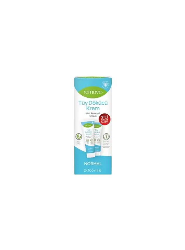 Remove Tüy Dökücü Krem Normal Ciltler İçin 2x100ml - 1