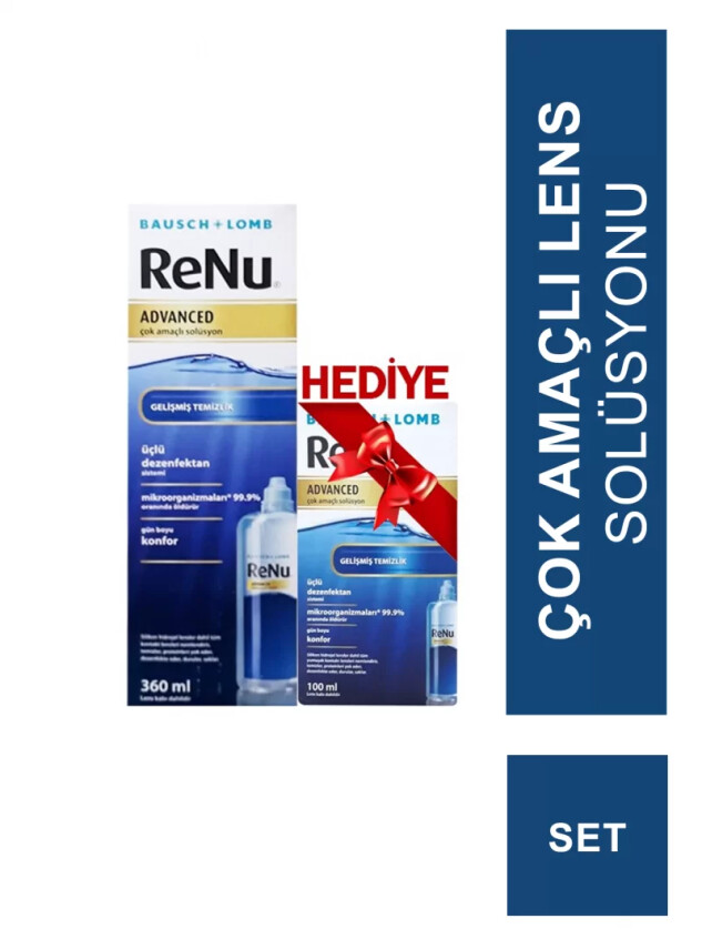 Renu Advanced Lens Solüsyonu 360 + 100 ml Tanışma Paketi - RENU