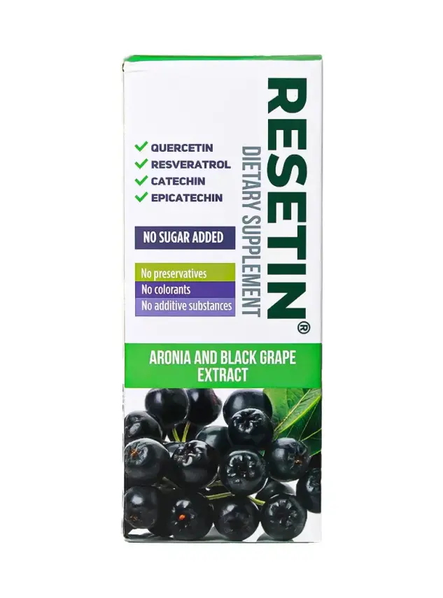 Resetin Aronya ve Siyah Üzüm Ekstraktı 250 ml - 1