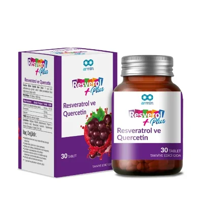 Resverol Plus Resveratrol Ve Quercetin 30 Tablet - Armin